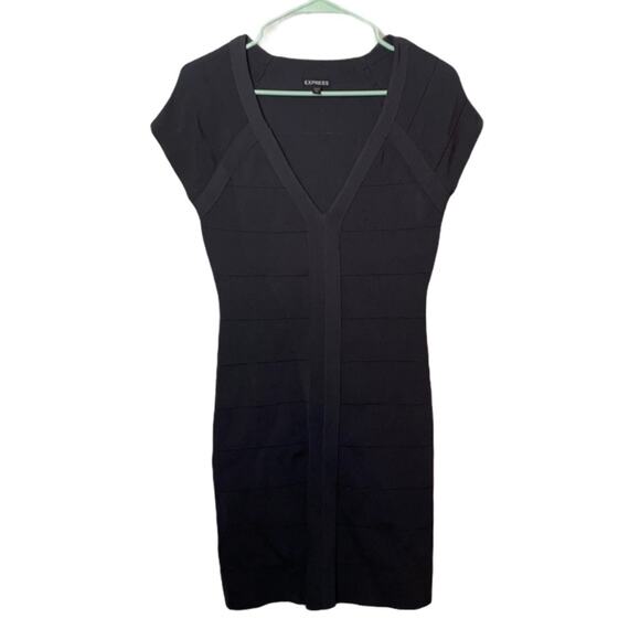 Express bodycon gray dress size medium - Picture 1 of 6